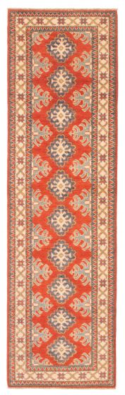Afghan Finest Ghazni 2'7" x 9'3" Hand-knotted Wool Rug 