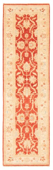 Afghan Chobi Finest 2'6" x 8'8" Hand-knotted Wool Rug 