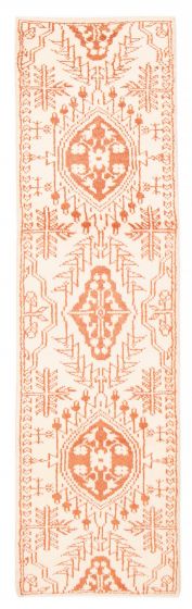 Indian Tangier 2'7" x 9'0" Hand-knotted Wool Rug 