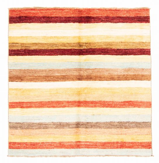 Pakistani Finest Peshawar Ziegler 4'1" x 4'1" Hand-knotted Wool Rug 