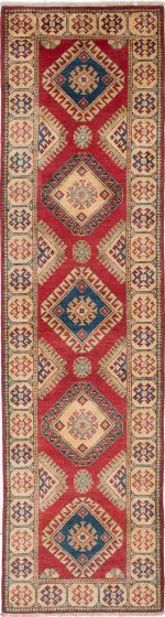 Afghan Finest Ghazni 2'7" x 10'3" Hand-knotted Wool Rug 