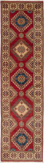 Afghan Finest Ghazni 2'7" x 10'3" Hand-knotted Wool Rug 