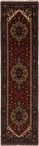 Indian Serapi Heritage 2'6" x 9'11" Hand-knotted Wool Rug 