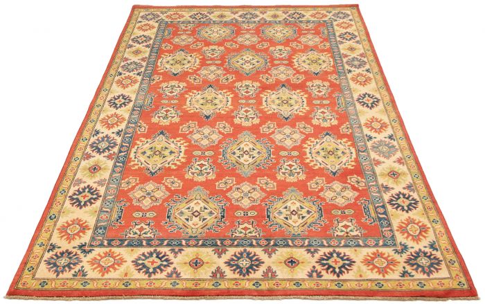 Afghan Finest Ghazni 6'5" x 9'7" Hand-knotted Wool Rug 