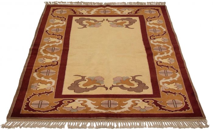 Turkish Melis Vintage 5'9" x 7'7" Hand-knotted Wool Rug 