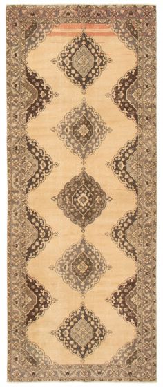 Turkish Anadol Vintage 4'8" x 12'2" Hand-knotted Wool Rug 