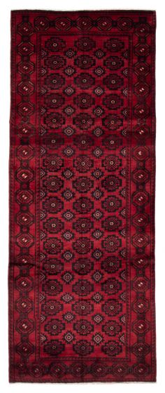 Afghan Royal Baluch 5'2" x 12'10" Hand-knotted Wool Rug 