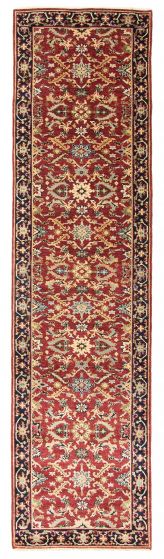 Indian Jules Sultane 3'0" x 11'11" Hand-knotted Wool Rug 