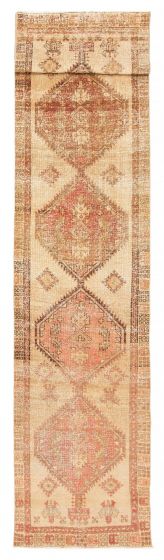 Persian Style 2'11" x 14'1" Hand-knotted Wool Runner Rug 