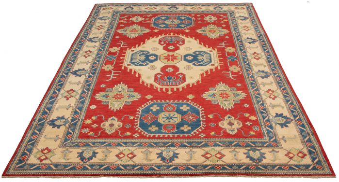 Afghan Finest Ghazni 8'8" x 12'2" Hand-knotted Wool Rug 