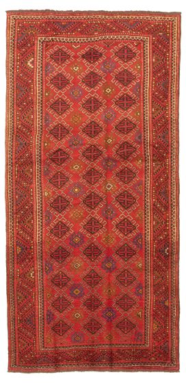 Tapis style persan 4'11" x 9'10" en laine
