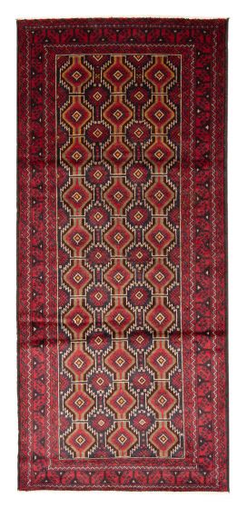 Afghan Royal Baluch 2'11" x 6'8" Hand-knotted Wool Rug 