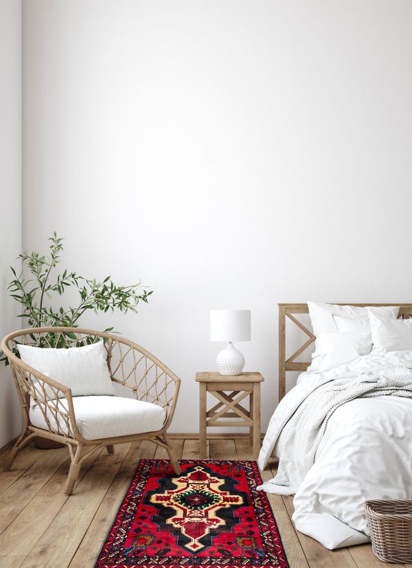 Tapis rizbaft 3'2" x 5'6" en laine