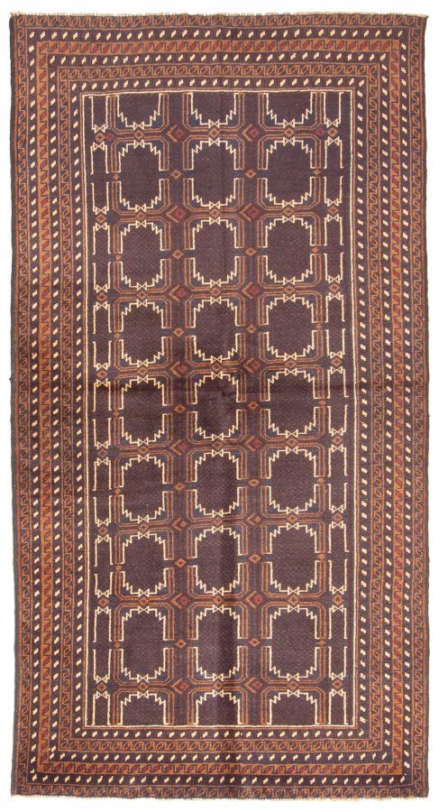 Afghan Rizbaft 3'5" x 6'7" Hand-knotted Wool Rug 