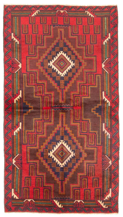 Afghan Rizbaft 3'5" x 6'0" Hand-knotted Wool Rug 