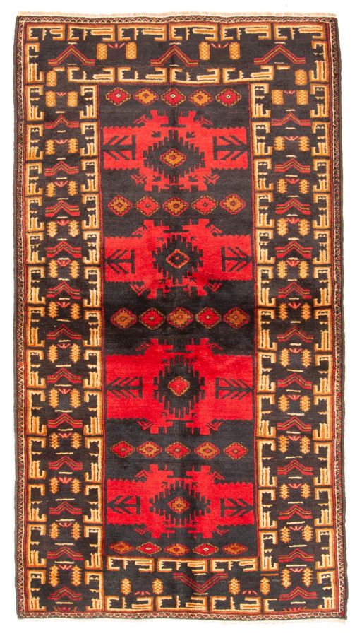 Tapis rizbaft 3'3" x 6'1" en laine