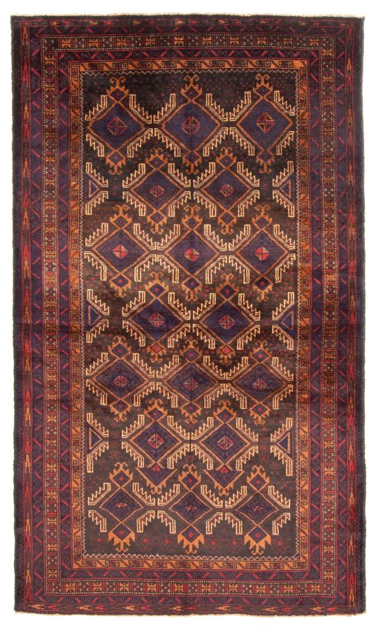 Afghan Rizbaft 3'9" x 6'5" Hand-knotted Wool Rug 