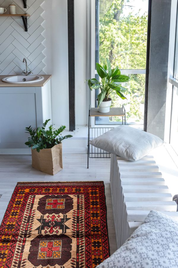 Afghan Rizbaft 3'5" x 6'7" Hand-knotted Wool Rug 