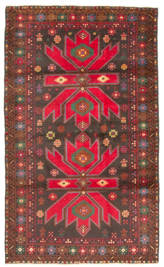 Tapis rizbaft 3'9" x 6'4" en laine