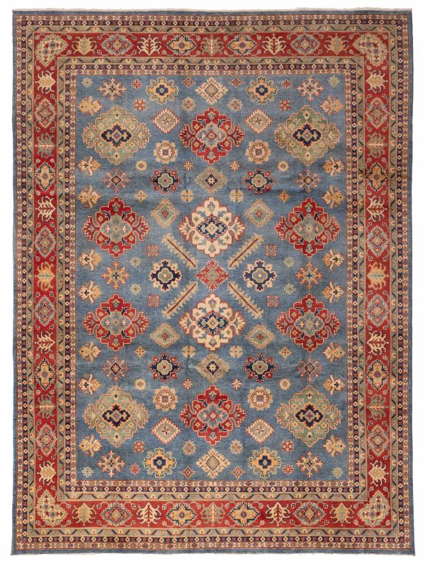 Afghan Finest Ghazni 8'10" x 12'0" Hand-knotted Wool Rug 