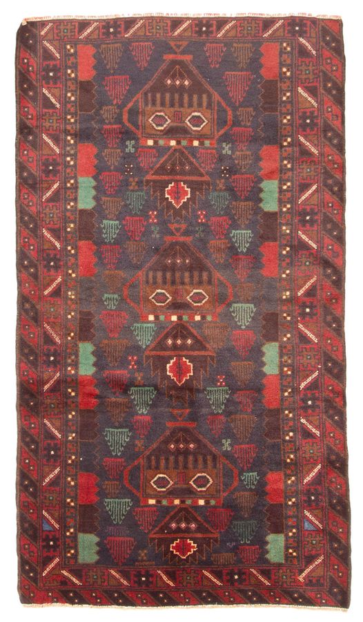 Tapis rizbaft 3'6" x 6'5" en laine