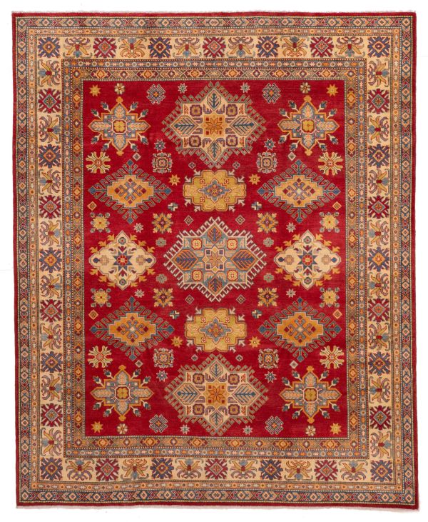 Afghan Finest Ghazni 8'2" x 9'8" Hand-knotted Wool Rug 
