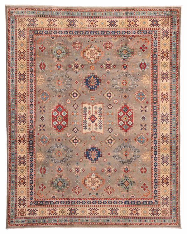 Afghan Finest Ghazni 8'2" x 10'0" Hand-knotted Wool Rug 
