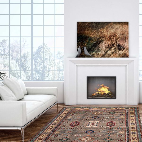 Afghan Finest Ghazni 8'2" x 10'0" Hand-knotted Wool Rug 