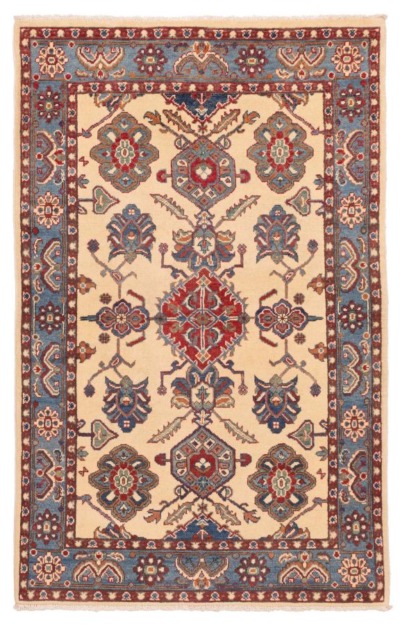 Afghan Finest Ghazni 3'9" x 6'0" Hand-knotted Wool Rug 