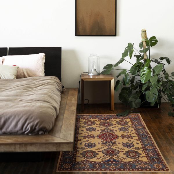 Afghan Finest Ghazni 3'9" x 6'0" Hand-knotted Wool Rug 