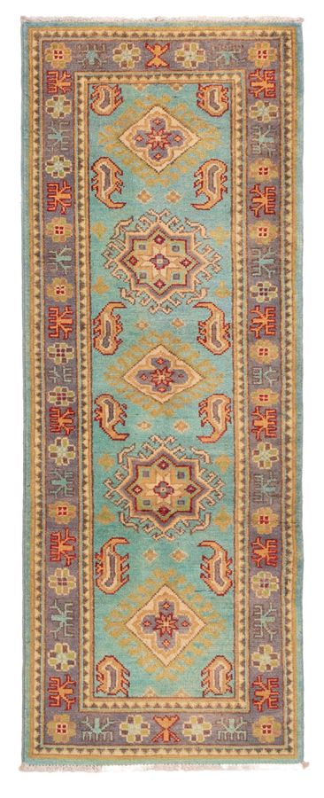 Afghan Finest Ghazni 2'1" x 5'9" Hand-knotted Wool Runner Rug 