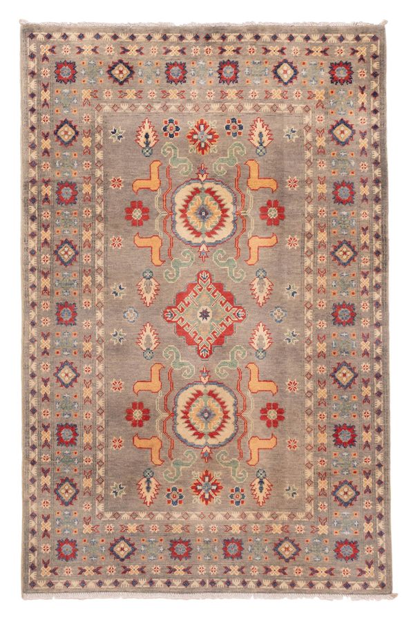 Afghan Finest Ghazni 3'9" x 5'10" Hand-knotted Wool Rug 