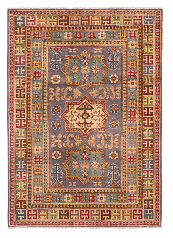 Afghan Finest Ghazni 4'3" x 6'0" Hand-knotted Wool Rug 
