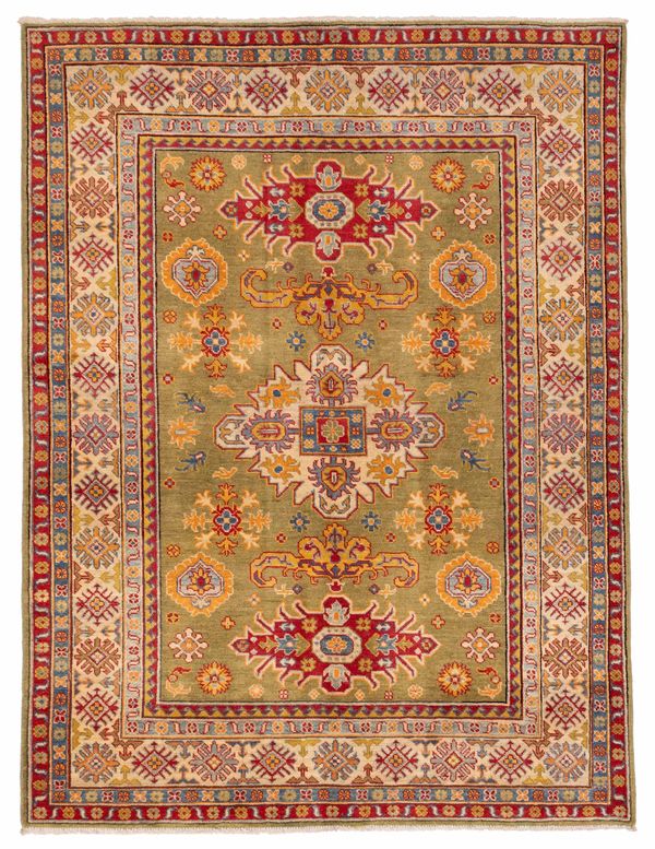 Afghan Finest Ghazni 5'1" x 6'9" Hand-knotted Wool Rug 