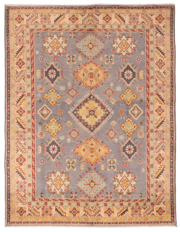Afghan Finest Ghazni 5'0" x 6'6" Hand-knotted Wool Rug 