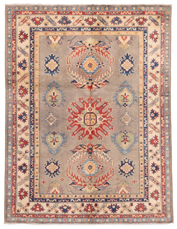 Afghan Finest Ghazni 4'11" x 6'5" Hand-knotted Wool Rug 