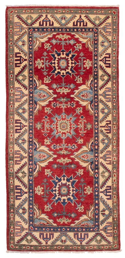 Afghan Finest Ghazni 2'8" x 5'10" Hand-knotted Wool Runner Rug 