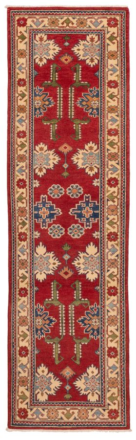 Afghan Finest Ghazni 2'7" x 9'8" Hand-knotted Wool Runner Rug 