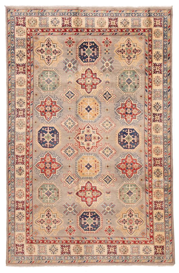 Afghan Finest Ghazni 5'8" x 8'10" Hand-knotted Wool Rug 