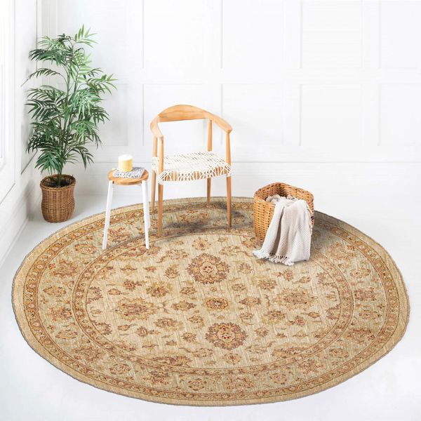 Afghan Chobi Finest 6'5" x 6'5" Hand-knotted Wool Rug 