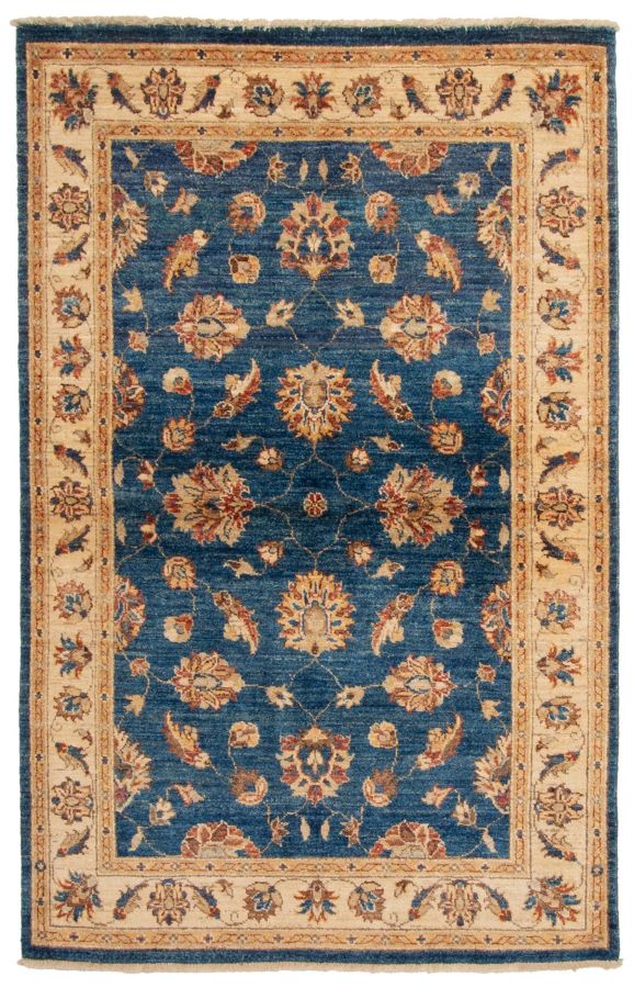 Tapis peshawar oushak 4'0" x 6'3" en laine