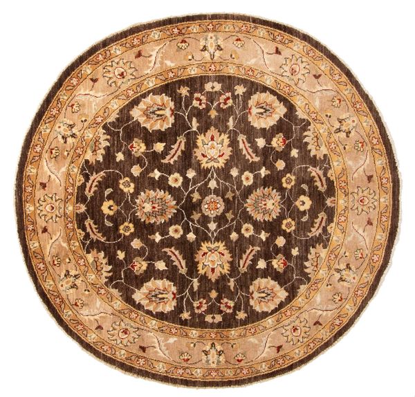 Tapis peshawar oushak 6'1" x 6'2" en laine