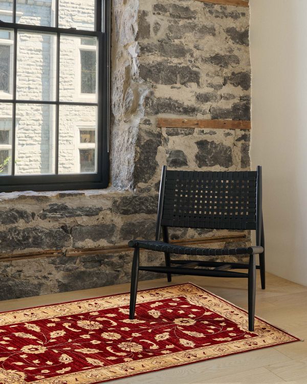 Tapis peshawar oushak 4'4" x 6'7" en laine