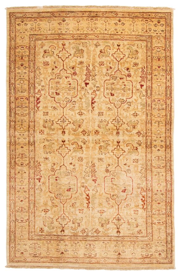 Tapis peshawar oushak 4'1" x 6'4" en laine