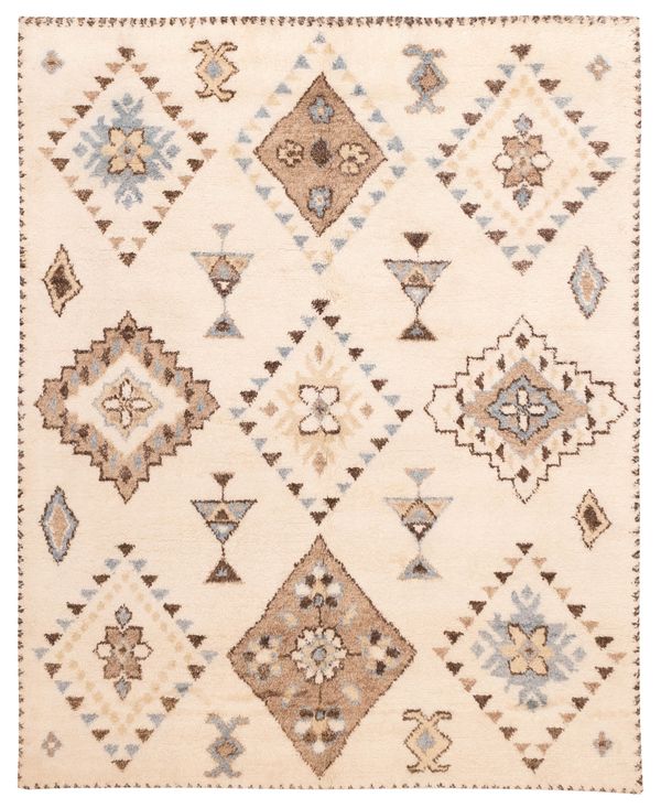 Tapis tangier 7'10" x 9'9" en laine