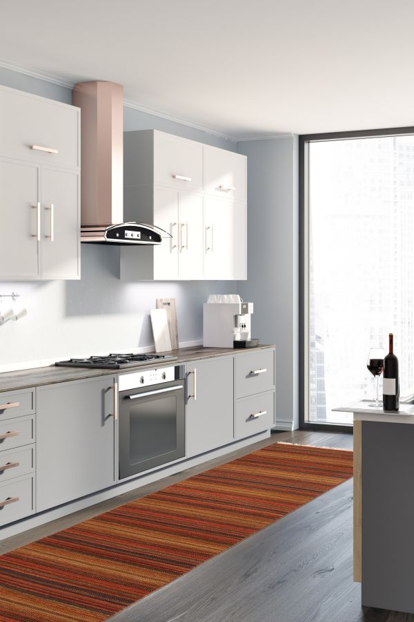 Turkish Boho 2'4" x 7'8" Flat-Weave Wool Kilim 