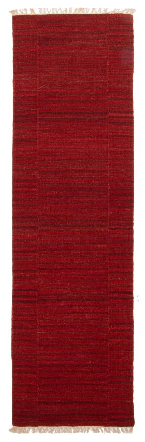 Turkish Boho 2'3" x 7'10" Flat-Weave Wool Kilim 