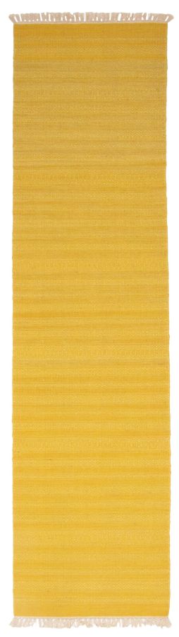 Turkish Boho 2'1" x 7'11" Flat-Weave Wool Kilim 