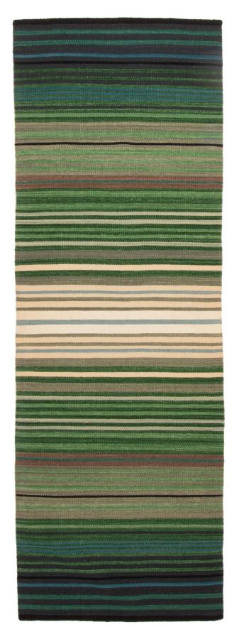 Turkish Boho 2'7" x 7'10" Flat-Weave Wool Kilim 
