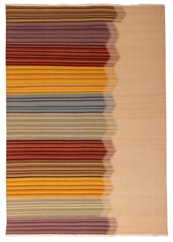Kilim ankara 9'8" x 13'4" en laine